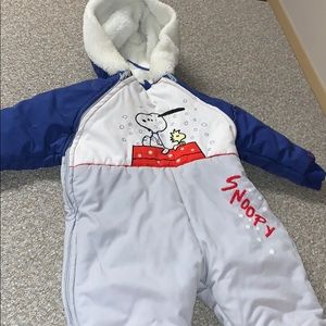 Snoopy snowsuit